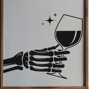 Skeleton Toast on Canvas